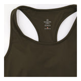 Khaki Power Medium-Support Bra Tank Top