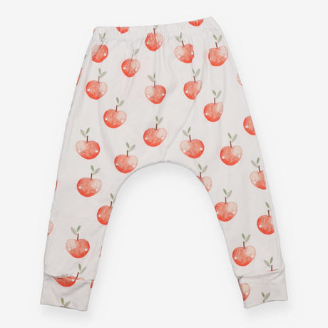 Harem legging White with Apples print