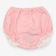 Bloomers pink white check
