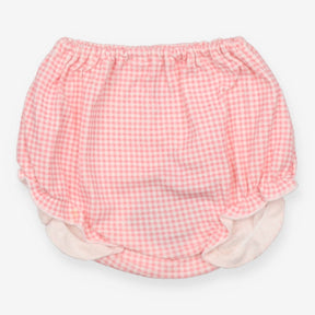 Bloomers pink white check