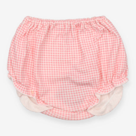 Bloomers pink white check