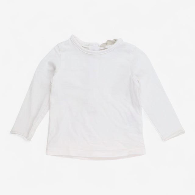 T-Shirt Long Sleeve White & Spots 2pcs