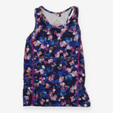 Sports vest dark florals