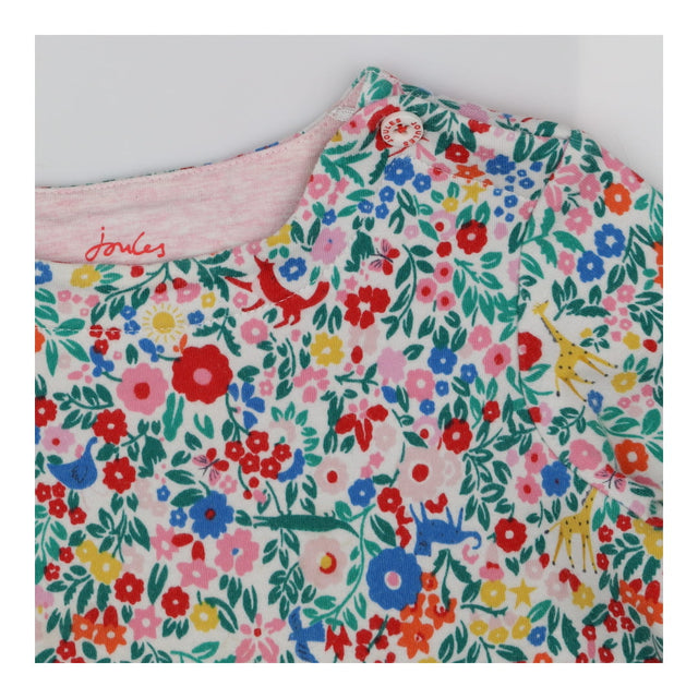 Dress pink and red florals fox
