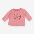 Red Striped Roses Long Sleeve