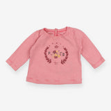 Red Striped Roses Long Sleeve