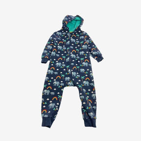 Rainbow elephant snugglesuit