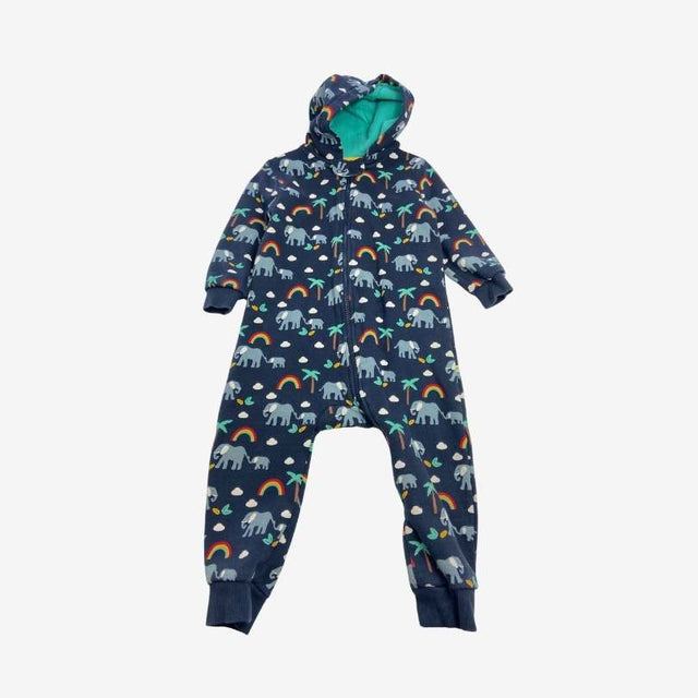 Rainbow elephant snugglesuit