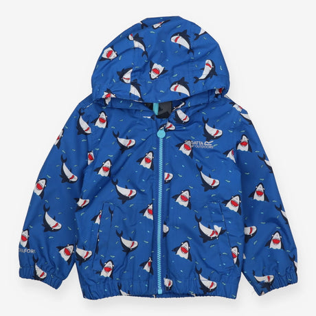 Raincoat blue sharks