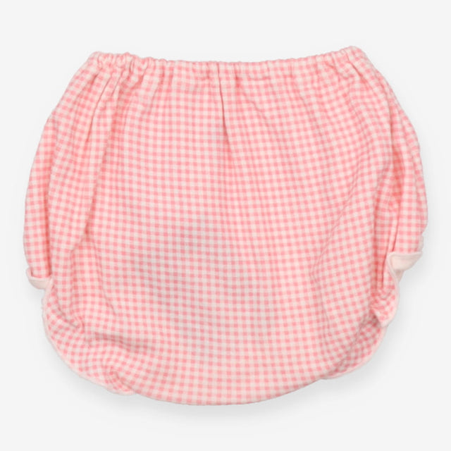 Bloomers pink white check