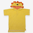 Poncho toweling yellow lion