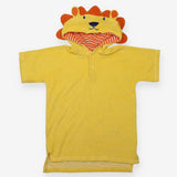 Poncho toweling yellow lion
