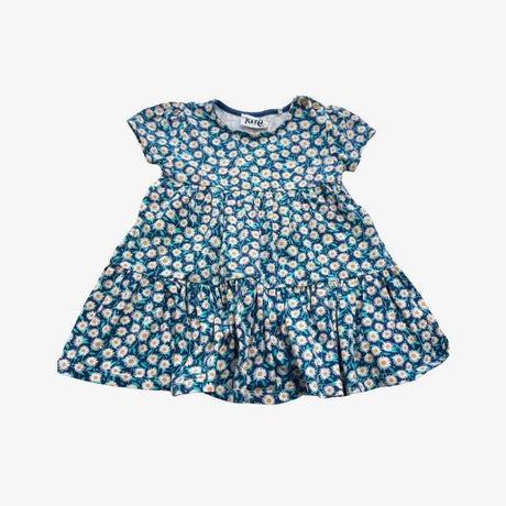 Blue Daisy Jersey Dress