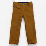 Cord trousers Mustard Straight Leg