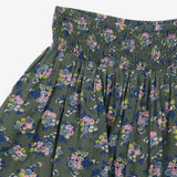Skirt Green Woven Floral