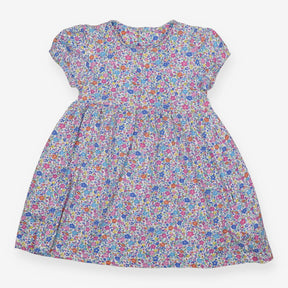 Dress Short Sleeve Jersey with Ditsy Pink, Orange