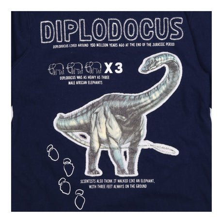 T-Shirt Navy Natural History Museum Diplodocus