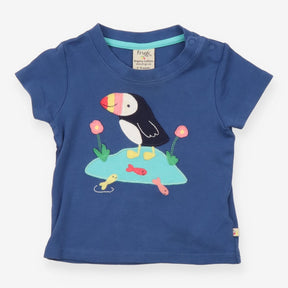 T-Shirt Navy Puffin in Pond