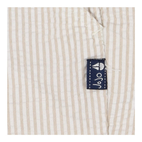 Shorts stone white stripe seersucker