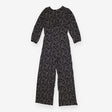 Delta Jumpsuit Jersey Black Long Sleeve