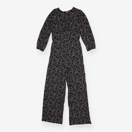 Delta Jumpsuit Jersey Black Long Sleeve