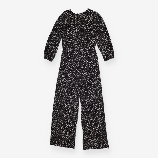 Delta Jumpsuit Jersey Black Long Sleeve