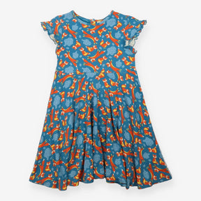 Dress blue foxes