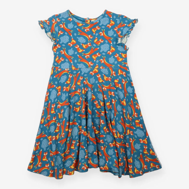 Dress blue foxes