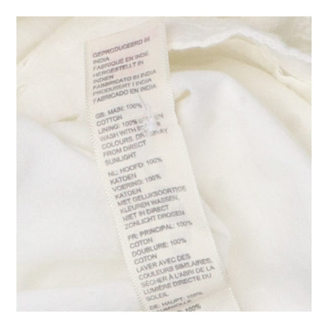 White Broderie Anglaise Cotton Button Sundress