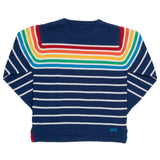 Retro rainbow jumper