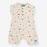 Towelling Romper Cloud Moon Sun