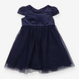 Dress navy tuile satin SS