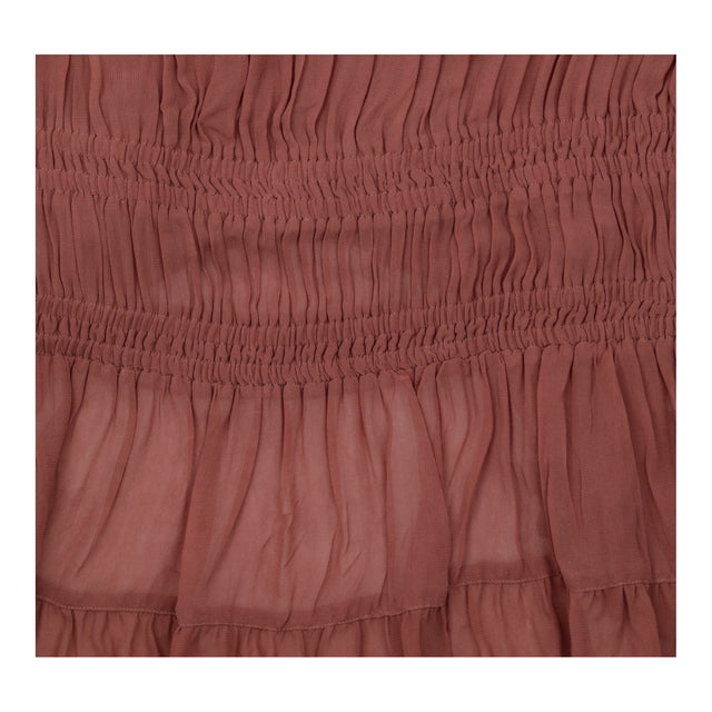 Top Per Una Shirred Sleeveless Cami Peplum Truffle