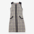 British Tweed by MOON 100% Wool Check Pinafore Dre