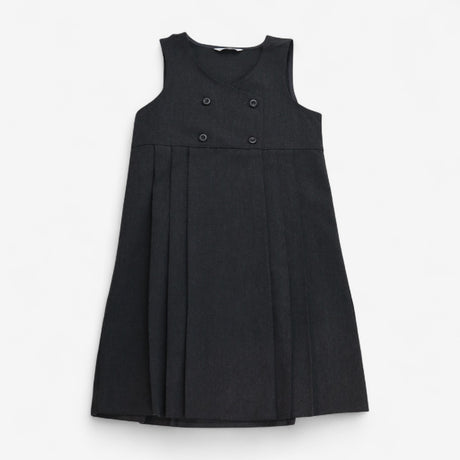 Uniform Pinafore Dresses Grey 2-pack