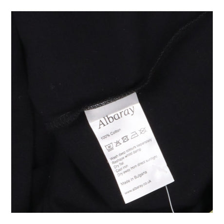 Black Open Back Jersey Dress