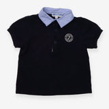 Polo Shirt Navy with Blue Collar