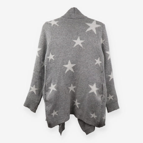 rey star drape maternity and nursing cardigan