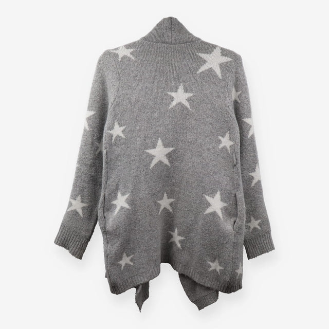 rey star drape maternity and nursing cardigan