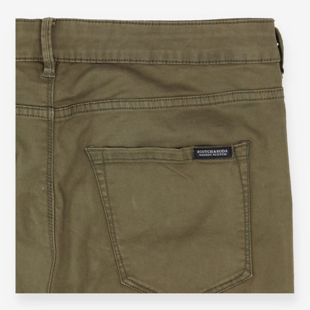 Olive Green Mid‑Rise Skinny Jeans 28 x 32