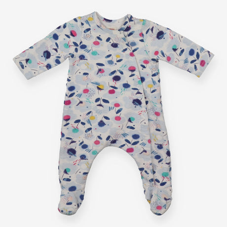 White and Blue Sleepsuit 