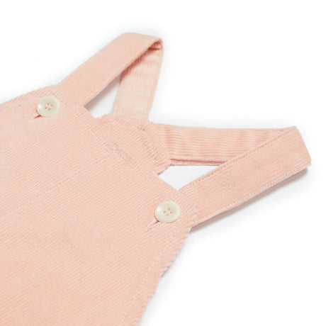Pastel Pink Kangaroo Pocket Dungarees