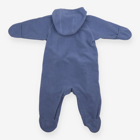 Baby Blue Pramsuit Striped Lining