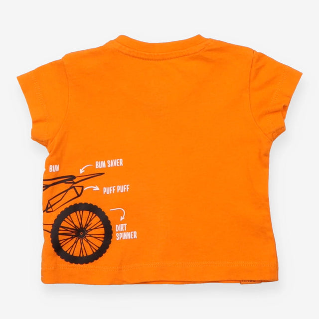 KTM Ready To Race T shirt Orange with Bike