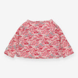 Cardigan Wrap Around Pink Flowers