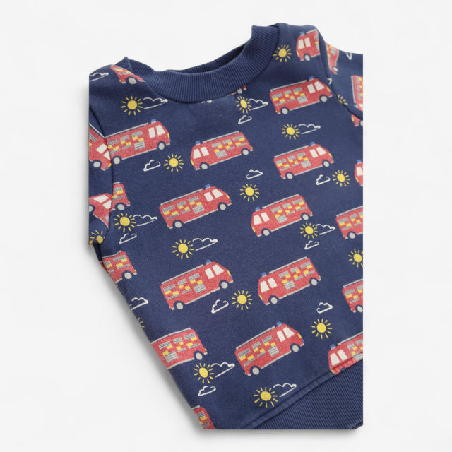 Sweatshirt Blue Fire Engine