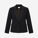 Tailored Blazer Single Breasted Black