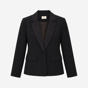 Tailored Blazer Single Breasted Black