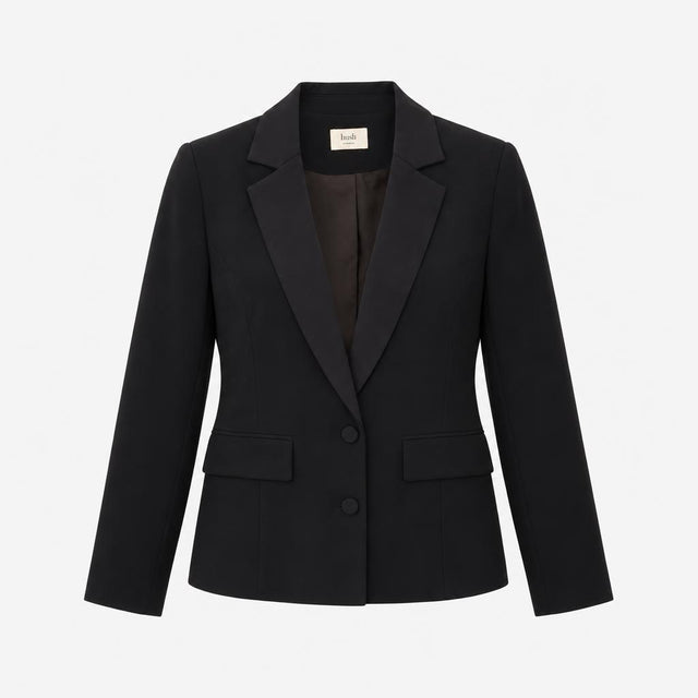Tailored Blazer Single Breasted Black
