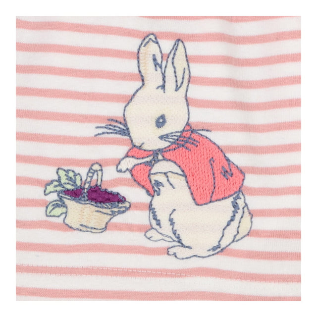 Outfit pink stripe smock dress pink leggings